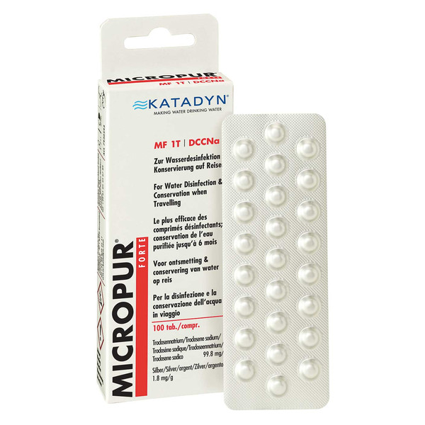 KATADYN Micropur MC 1T Wasserentkeimung Entkeimung Reinigung 100 Tabletten 
