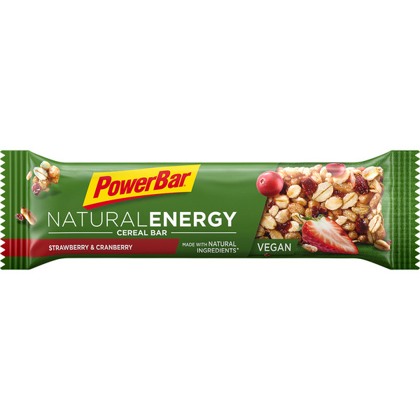 PowerBar NATURAL ENERGY CEREAL Energieriegel STRAWBERRY &  CRANBERRY