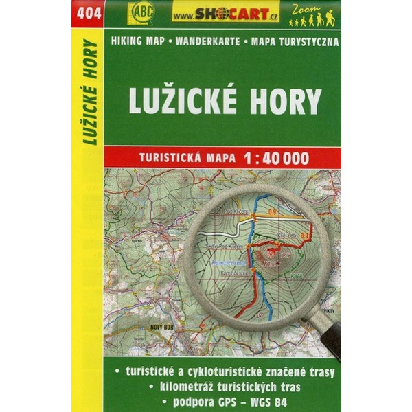  Wanderkarte Tschechien Luzicke hory 1 : 40 000 - Wanderkarte