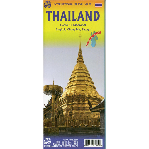  Thailand 1 : 1 000 000 - Straßenkarte