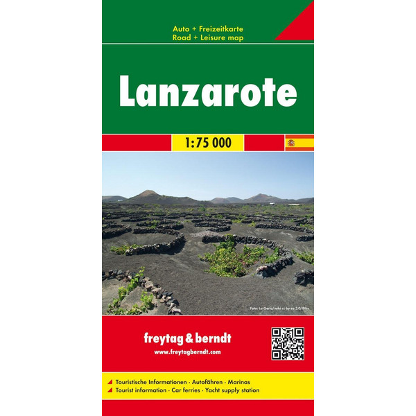 Lanzarote 1 : 75 000. Autokarte Straßenkarte NOPUBLISHER