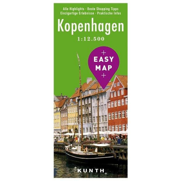  EASY MAP Kopenhagen 1:12.500 - Stadtplan