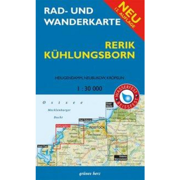  Rad- und Wanderkarte Rerik, Kühlungsborn - Fahrradkarte