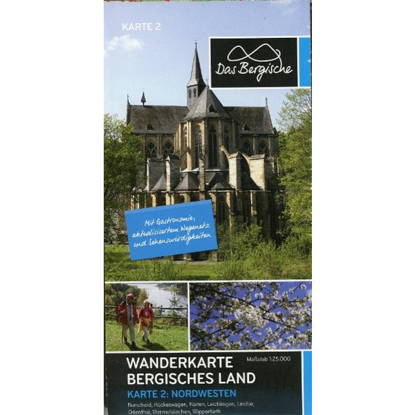  Naturpark Bergisches Land 1:25.000 - Wanderkarte