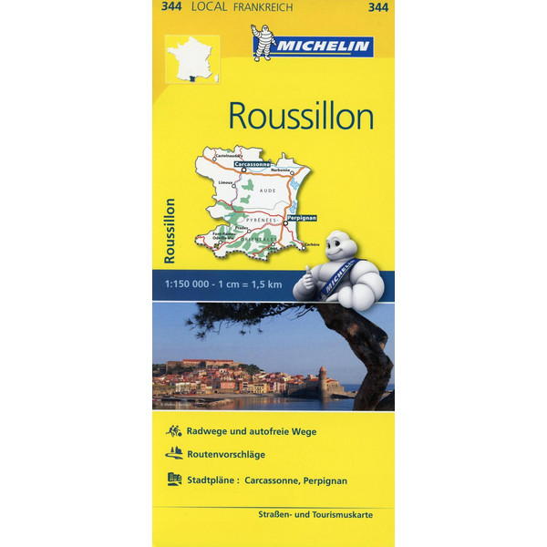 Michelin Roussillon Straßenkarte NOPUBLISHER
