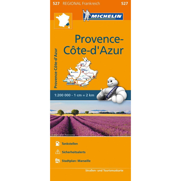  Michelin Provence Cote d'Azur - Straßenkarte