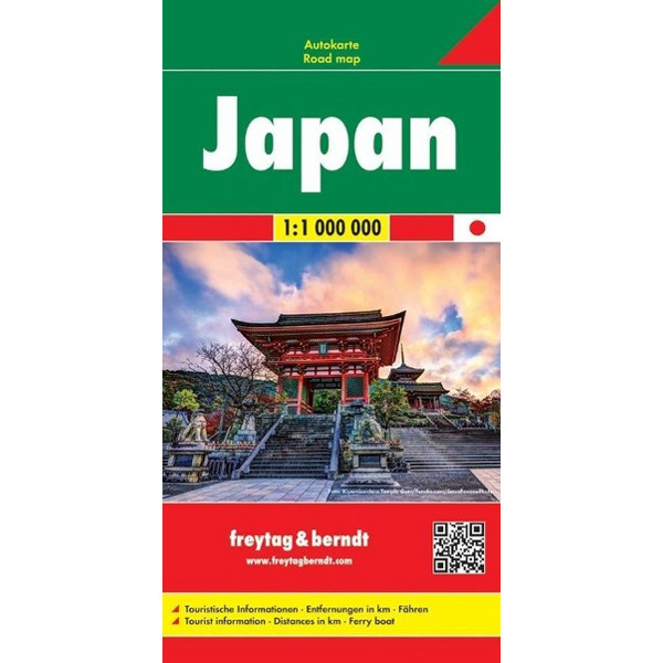 Japan, Autokarte 1:1.000.000 Straßenkarte NOPUBLISHER