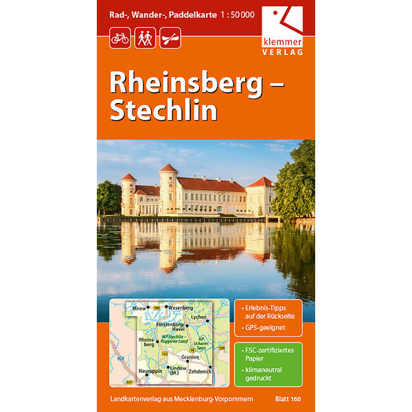  RHEINSBERG - STECHLIN 1:50T - Karte