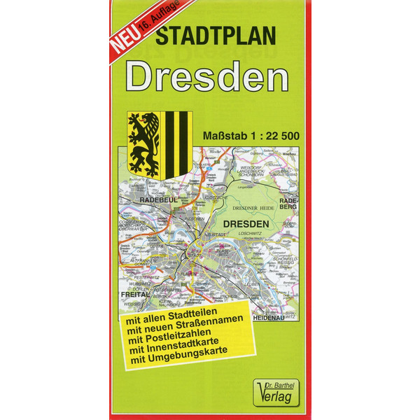 Stadtplan Dresden 1 : 22 500 Stadtplan BARTHEL DR.