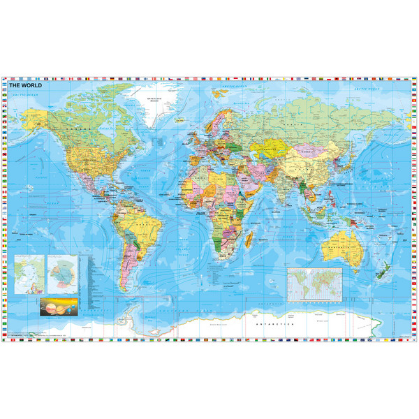 Weltkarte englisch Karte STIEFEL EUROCART GMBH