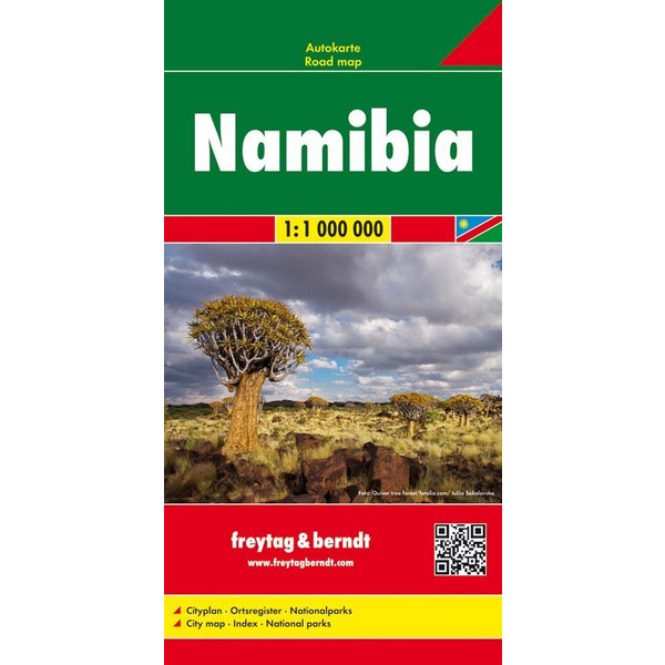  Namibia, Autokarte 1:1.000.000 - Straßenkarte