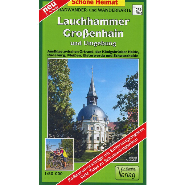 Lauchhammer, Großenhain und Umgebung 1 : 50 000 - Wanderkarte