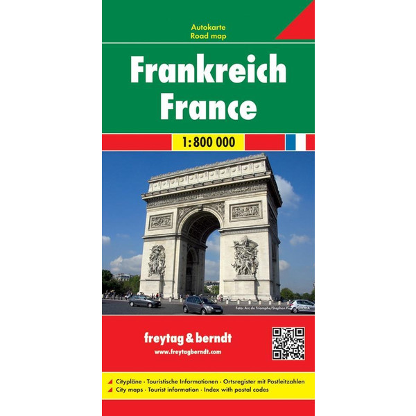  Frankreich 1 : 800 000 Autolarte - Straßenkarte