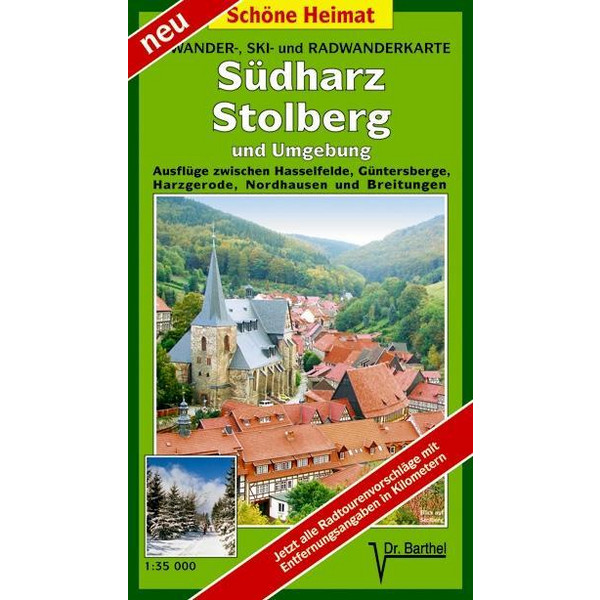  Südharz, Stolberg und Umgebung 1 : 35 000. Radwander-und Wanderkarte - Wanderkarte