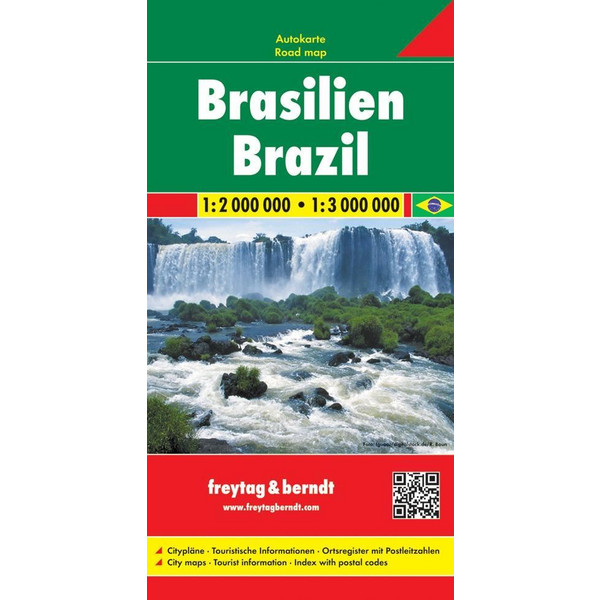 Brasilien 1 : 2 000 000 / 1 : 3 000 000 Straßenkarte FREYTAG + BERNDT