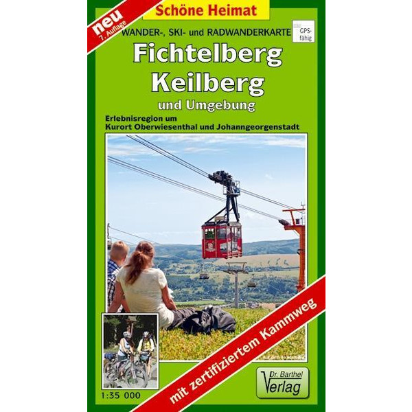 Fichtelberg, Keilberg und Umgebung 1 : 35 000 Wanderkarte BARTHEL DR.