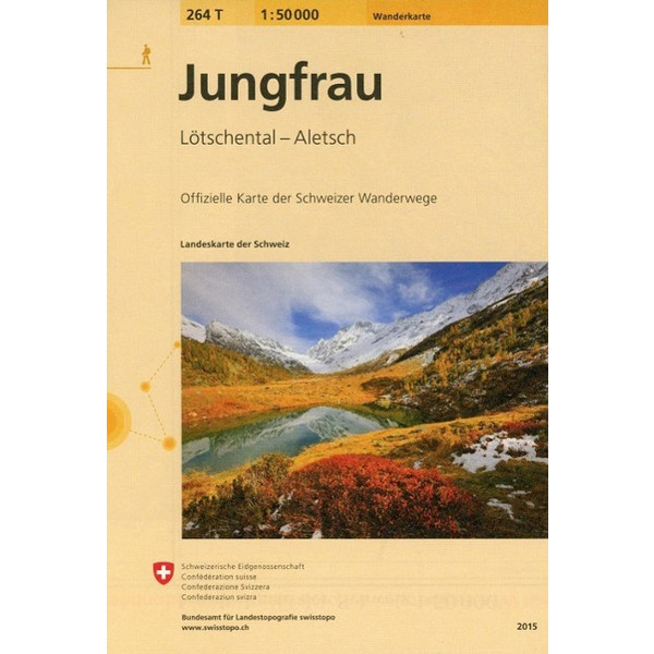 Swisstopo 1 : 50 000 Jungfrau Wanderkarte BUNDESAMT FÜR LANDESTOPOG