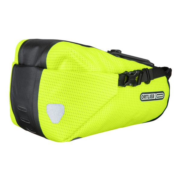 Ortlieb SADDLE-BAG TWO HIGH-V Satteltasche NEON YELLOW/BLACK REFLECTIVE