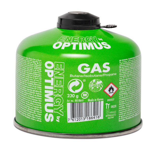 Optimus GAS BUTAN ISOBUTAN/PROPAN Gaskartusche GRÜN