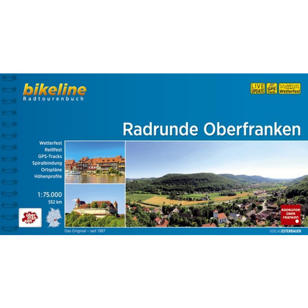  Radrunde Oberfranken 1:75.000 - Radwanderführer