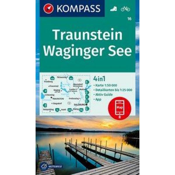  Traunstein, Waginger See 1:50 000 - Wanderkarte