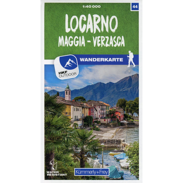 Locarno / Maggia - Verzasca 44 Wanderkarte 1:40 000 matt laminiert Wanderkarte KÜMMERLY UND FREY