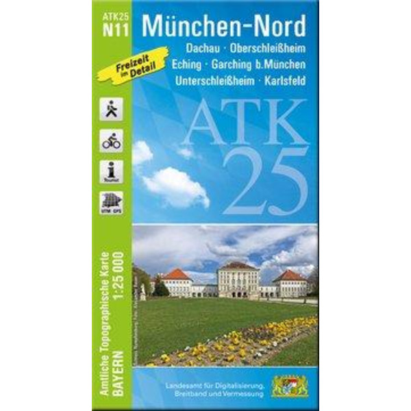  München-Nord 1 : 25 000 - Wanderkarte