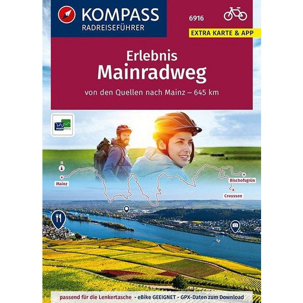  KOMPASS RadReiseFührer Erlebnis Mainradweg - Radwanderführer