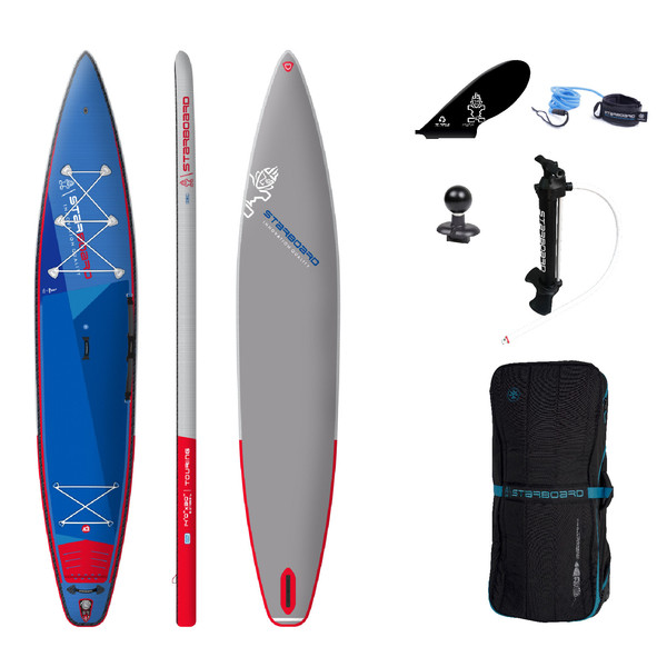 Starboard TOURING DELUXE DC SUP Board BLUE / MULTICOLOR