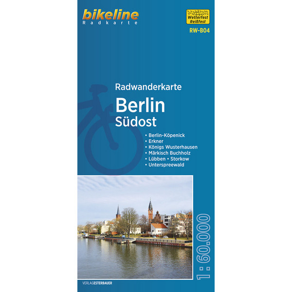 RADWANDERKARTE BERLIN SÜDOST 1:60.000 (RW-B04) Fahrradkarte ESTERBAUER GMBH