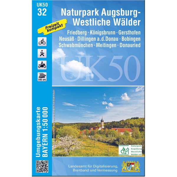  AUGSBURG 1: 50 000 (UK50-32) - Karte