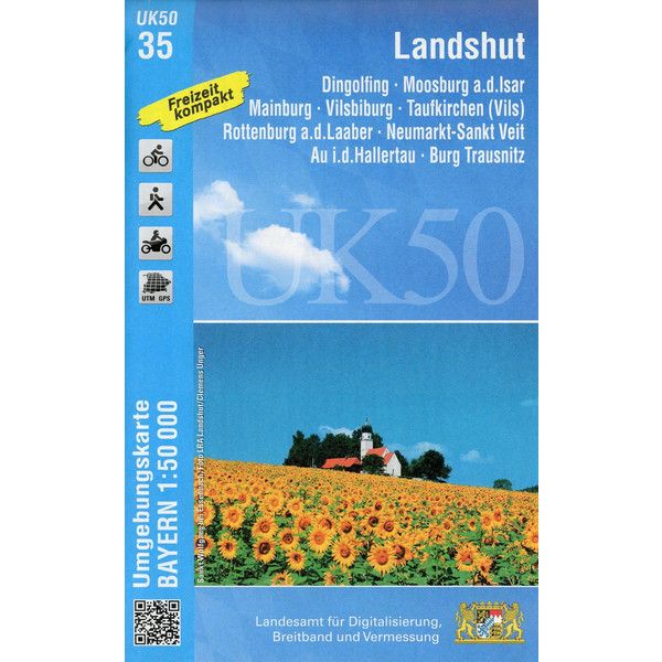  LANDSHUT 1 : 50 000 (UK50-35) - Karte