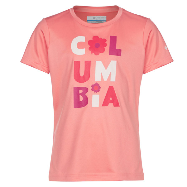Columbia MIRROR CREEK SHORT SLEEVE GRAPHIC SHIRT Kinder Funktionsshirt CORAL REEF FLOWERY TYPE