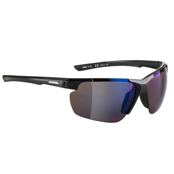 Alpina DEFEY HR Unisex Sportbrille BLACK GLOSS