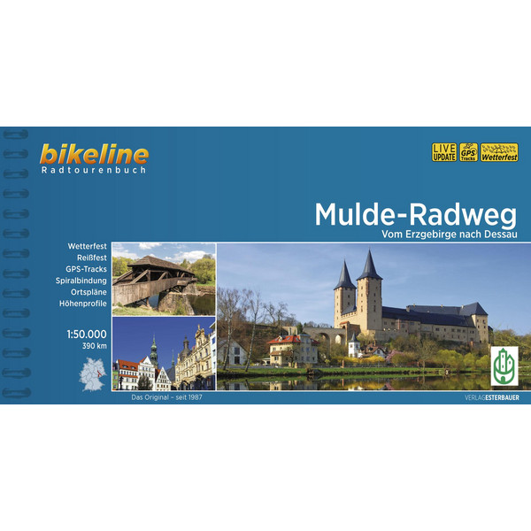  MULDE-RADWEG 1 : 50.000 - Radwanderführer