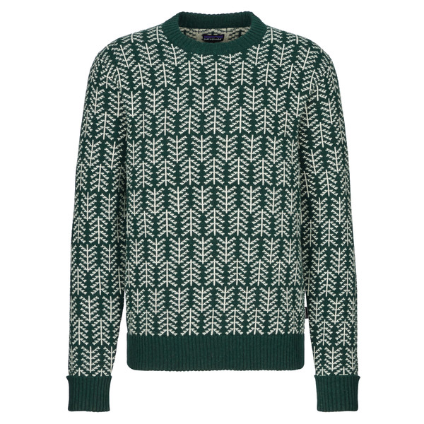 Patagonia RECYCLED WOOL SWEATER Herren Wollpullover PINE KNIT: NORTHERN GREEN