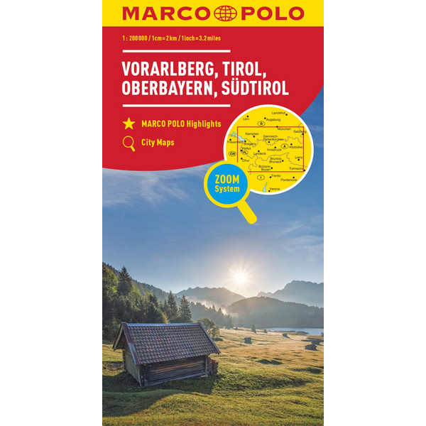  MARCO POLO REGIONALKARTE ÖSTERREICH BLATT 03 VORARLBERG - Karte
