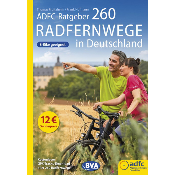 ADFC-RATGEBER 260 RADFERNWEGE IN DEUTSCHLAND Radwanderführer BVA BIELEFELDER VERLAG