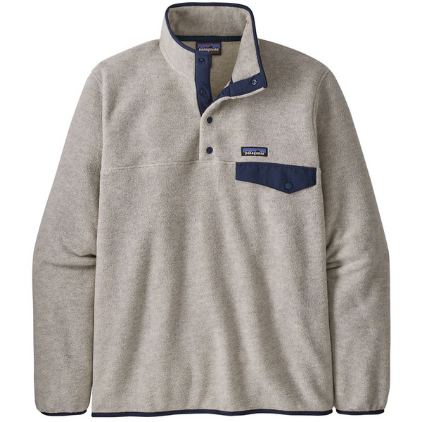 Patagonia M' S LW SYNCH SNAP-T P/O Herren Fleecepullover OATMEAL HEATHER