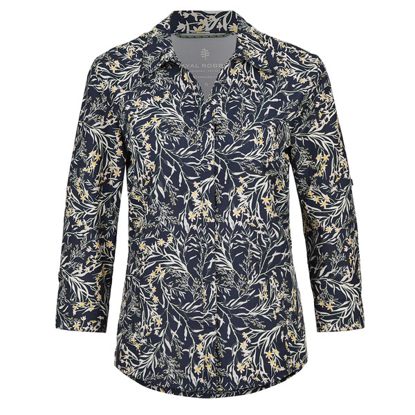  EXPEDITION II PRINT 3/4 SLEEVE Damen - Outdoor Bluse