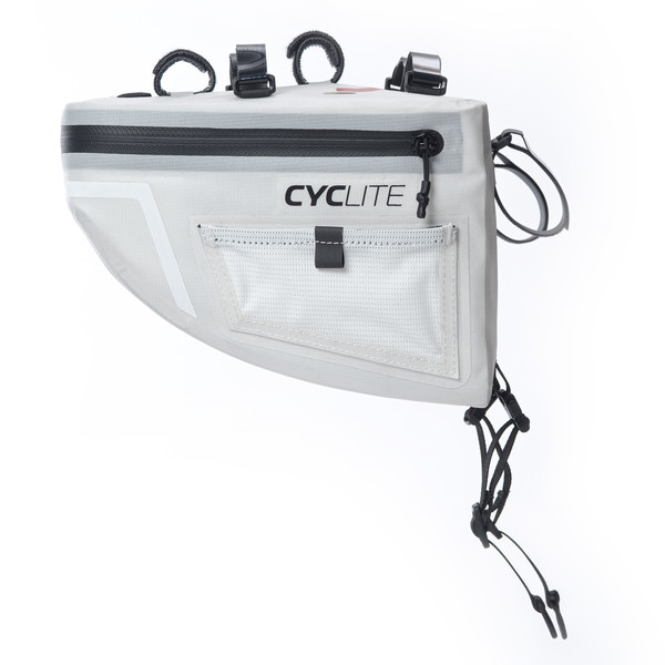 CYCLITE HANDLE BAR AERO BAG / 01 Lenkertasche LIGHT GREY