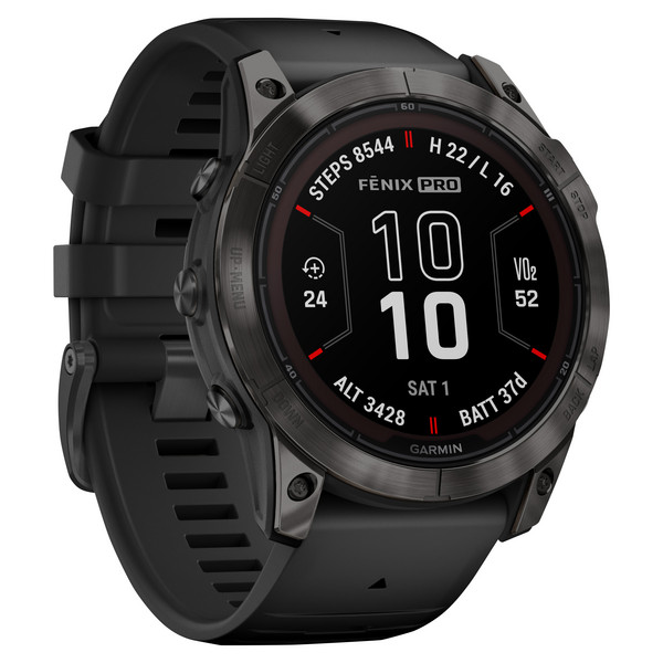 Garmin FENIX 7X PRO Smartwatch SCHWARZ/CARBONGRAU TITAN