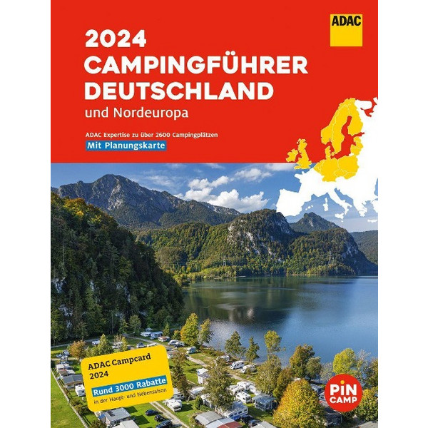 ADAC CAMPINGFÜHRER DEUTSCHLAND/NORDEUROPA 2024 Reiseführer ADAC REISEFÜHRER