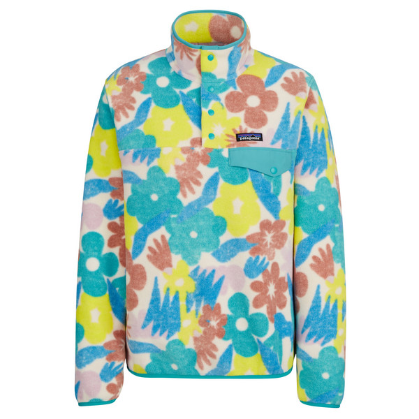 Patagonia W' S LW SYNCH SNAP-T P/O Damen Fleecepullover CHANNELING SPRING: NATURAL