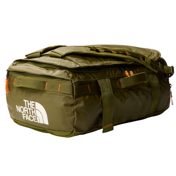 The North Face BASE CAMP VOYAGER DUFFEL 32L Reisetasche FOREST OLIVE/DESERT RUS