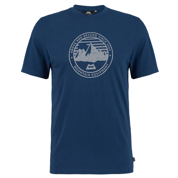 Mountain Equipment ROUNDEL MENS TEE Herren T-Shirt DENIM BLUE