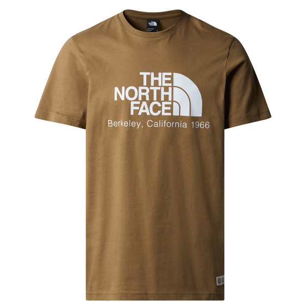 The North Face M BERKELEY CALIFORNIA S/S TEE- IN SCRAP Herren T-Shirt UTILITY BROWN