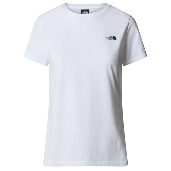 The North Face W S/S SIMPLE DOME TEE Damen T-Shirt TNF WHITE