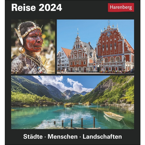 REISE TAGESABREIßKALENDER 2024 Kalender Harenberg