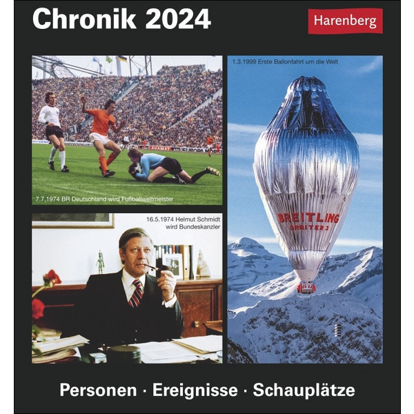 CHRONIK TAGESABREIßKALENDER 2024 Kalender Harenberg
